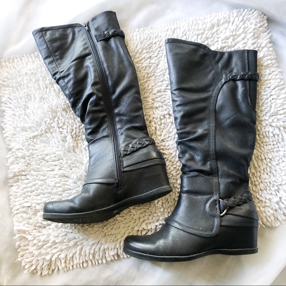 BARETRAPS quintona black moto riding boot 8